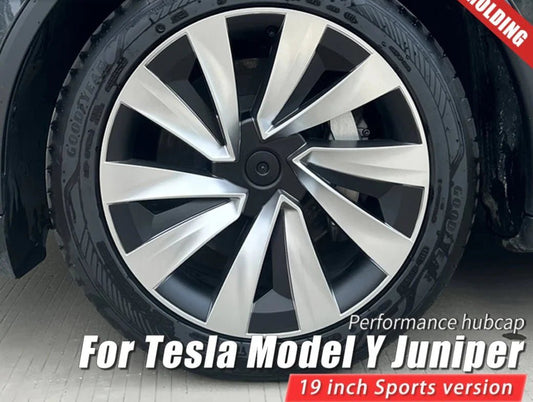 Upgrade Aesthetics: Tesla Model Y Juniper Wheel Covers