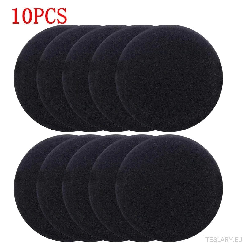 10pcs runde Auto Wachs Politur Wachsschaum Schwamm Hochdichte Applikatorpolster Reinigen Schwamm Auto -Detail -Waschleue des Autos Reinigungswerkzeug