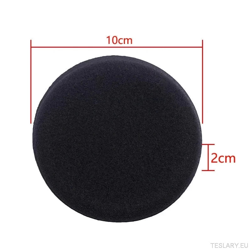 10pcs runde Auto Wachs Politur Wachsschaum Schwamm Hochdichte Applikatorpolster Reinigen Schwamm Auto -Detail -Waschleue des Autos Reinigungswerkzeug