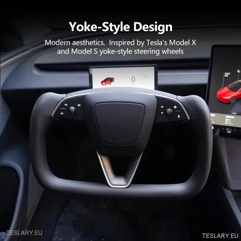 Lenkrad im Tesla -Joch -Stil für Modell 3 Highland