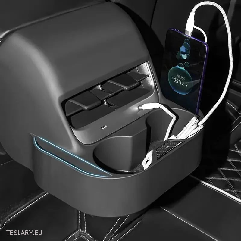 Tesla Model 3/Y BAKEL AIR VENT dubbel kopphållare