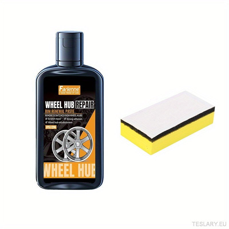 120g Kit de réparation de moyeu premium oxydation des restaurants du moyeu, les bosses de réparation de pâte de polissage des roues de la voiture