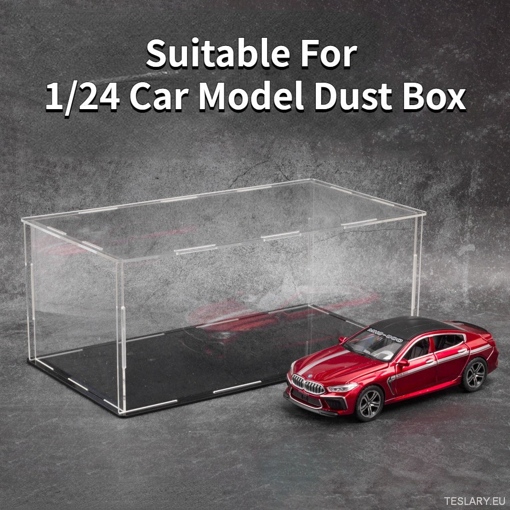 Carcasă de afișare acrilică pentru mașini cu model 1:24 și 1:32