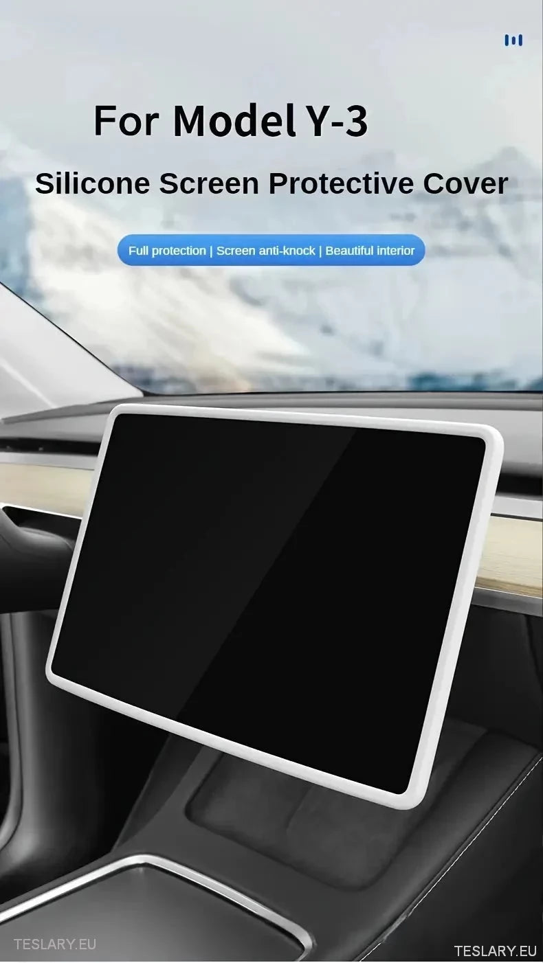Protecteur de bord en silicium à écran central Tesla 3/Y
