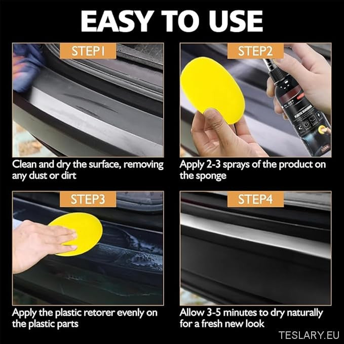 Universal Plastic Revitalization Restorer για Tesla, BYD, VW, MG & Άλλες EVs