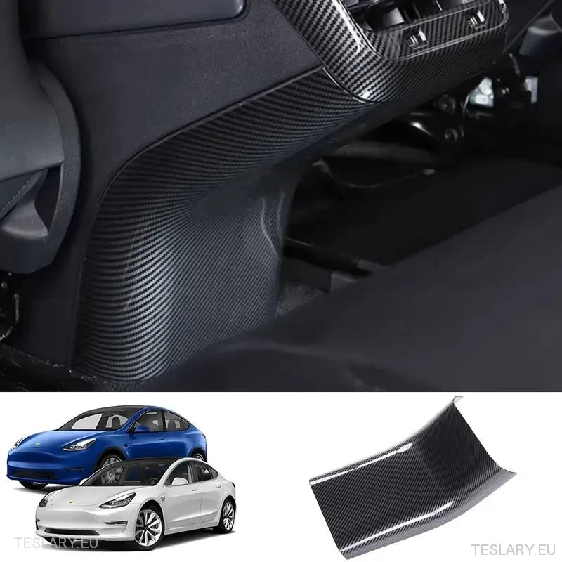 Tesla 3/Y bakre kickpanel för mittkonsol