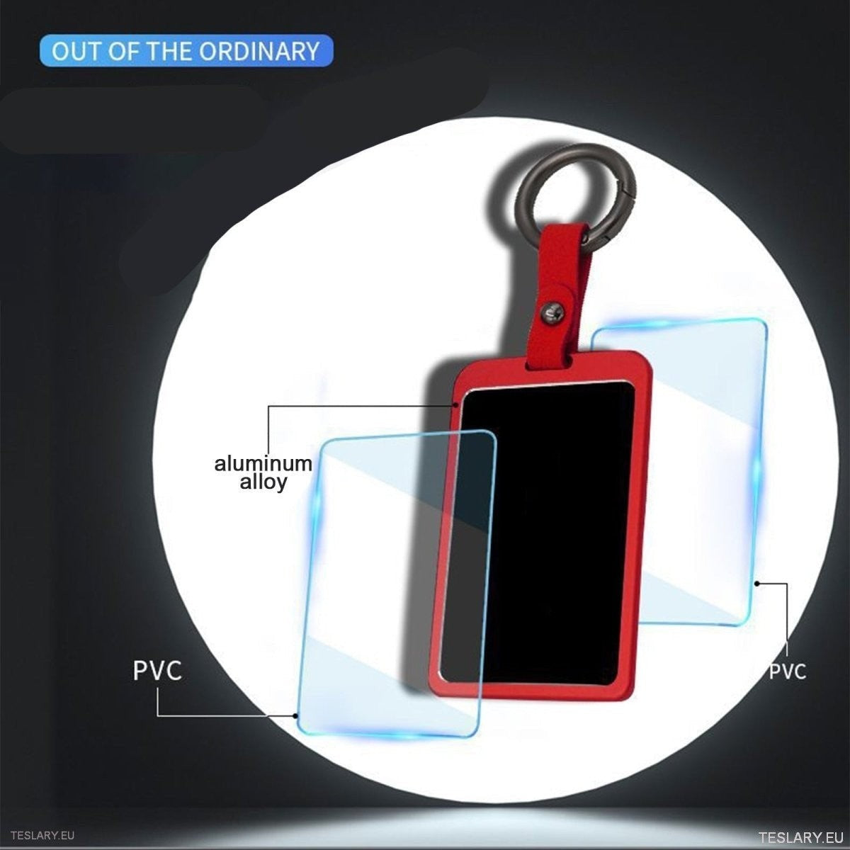 Key Case Cover für Aluminiumlegierung für Tesla 3/y RFID -Schlüsselkarten