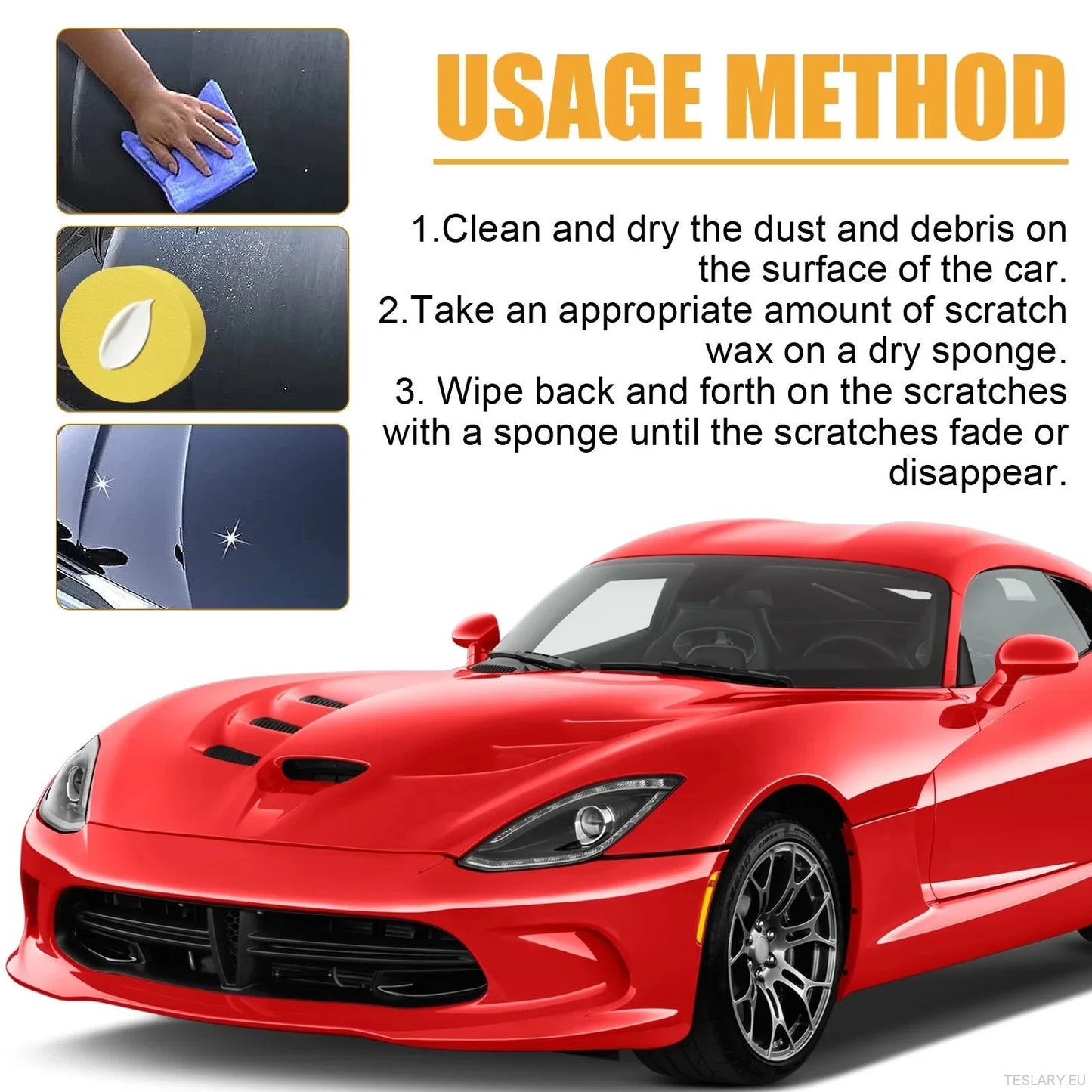 Nano Car Scratch Remover Paste: Deep Repair & Paint Restorer, vatnsheldur UV skjöldur, engin fægja krafist, örugg fyrir alla liti