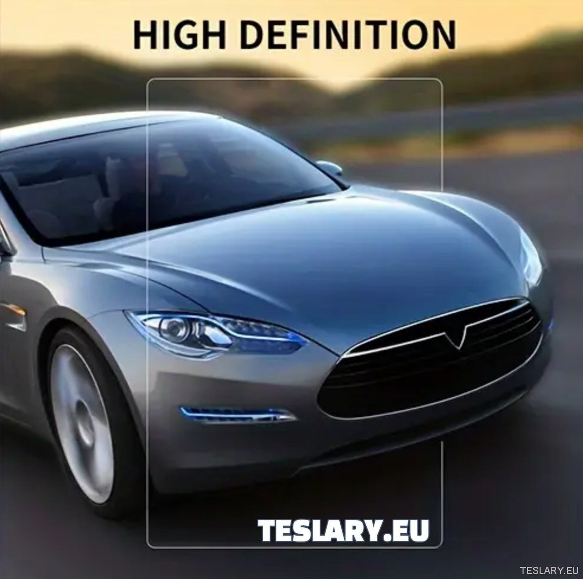 Tesla Model S/X temperert glassskjermbeskytter