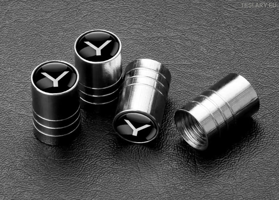 Въздушни клапани Tesla Tire с модел 3 или модел Y лого