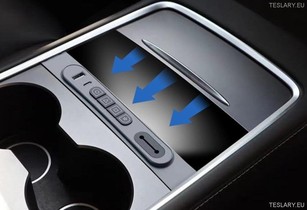Hub d'extension USB avec commandes de bouton physiques pour le modèle Tesla 3/Y