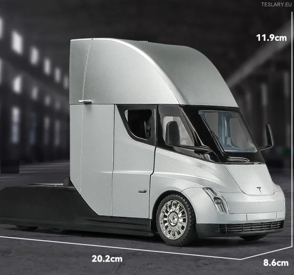 TESLA SEMI TRAILER TRUCKOTORTOTORTÓW 1:24 Nieoficjalna wersja