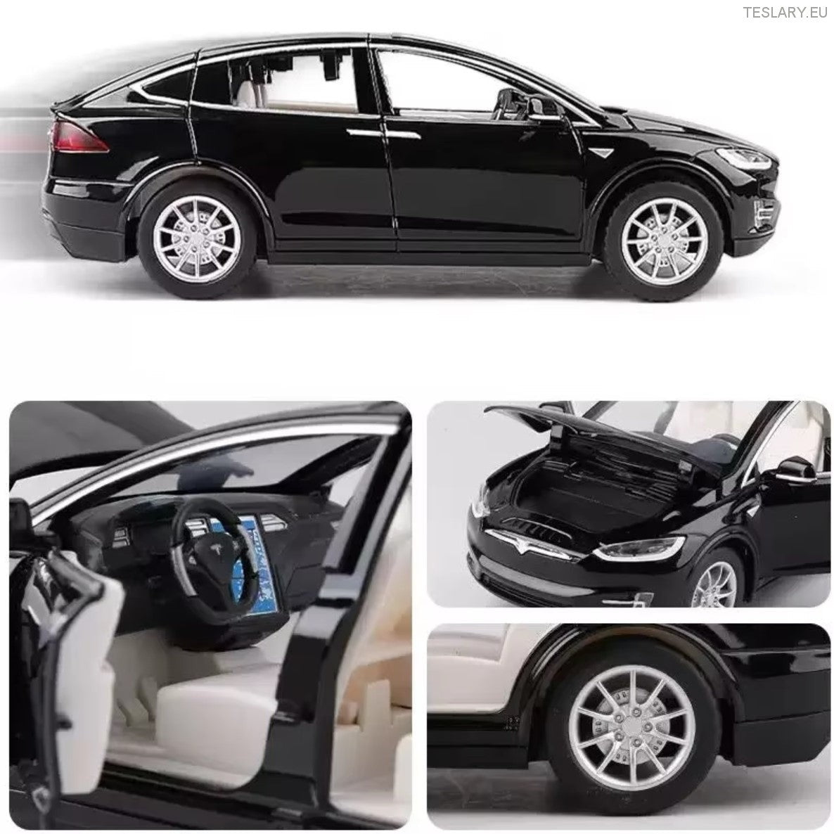 Tesla Model Model X 1:24 Schaalmodel Onofficiële versie