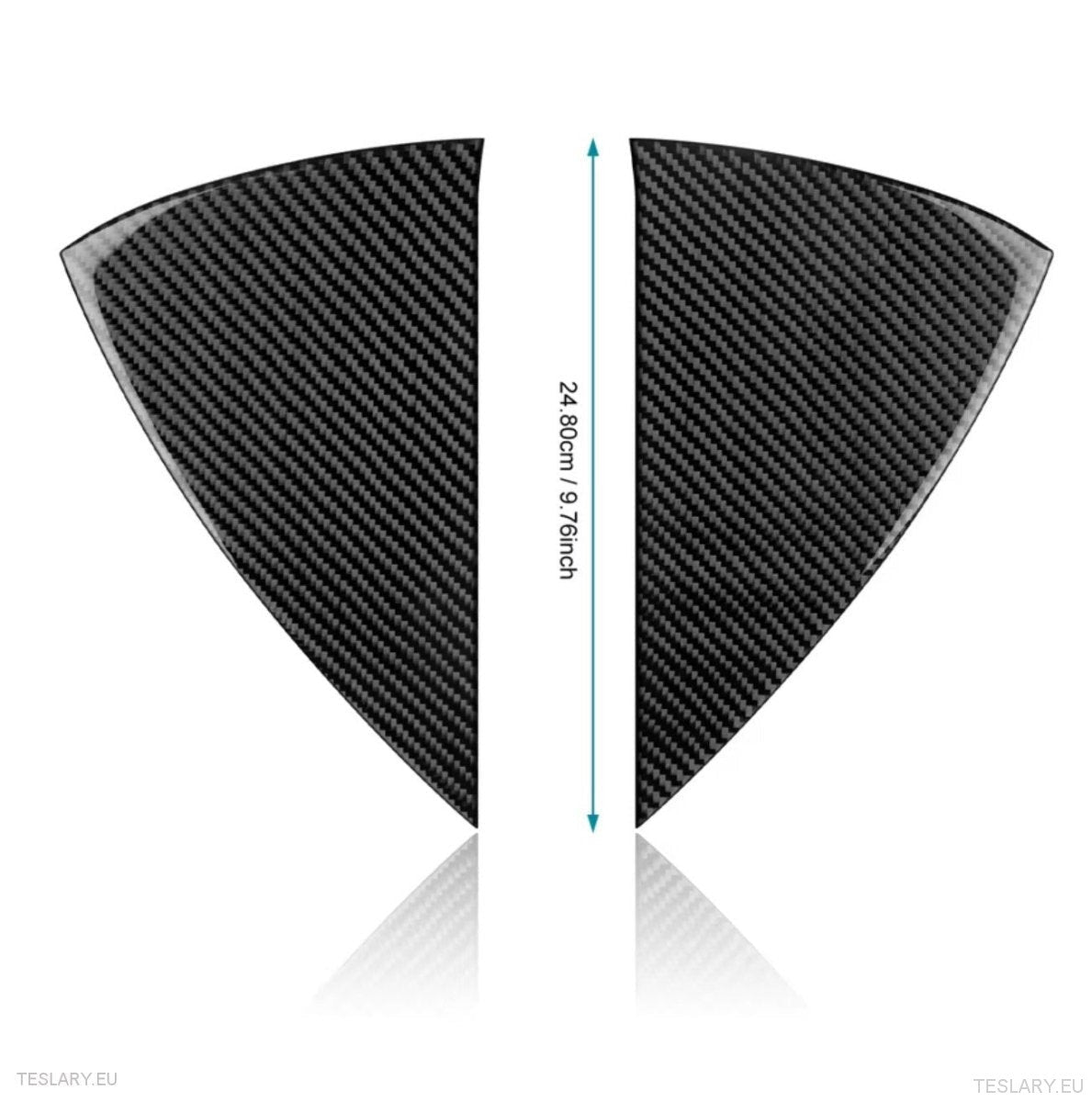 Tesla Model 3 Highland Real Carbon Fiber Dash Side Trim (2 stykker)