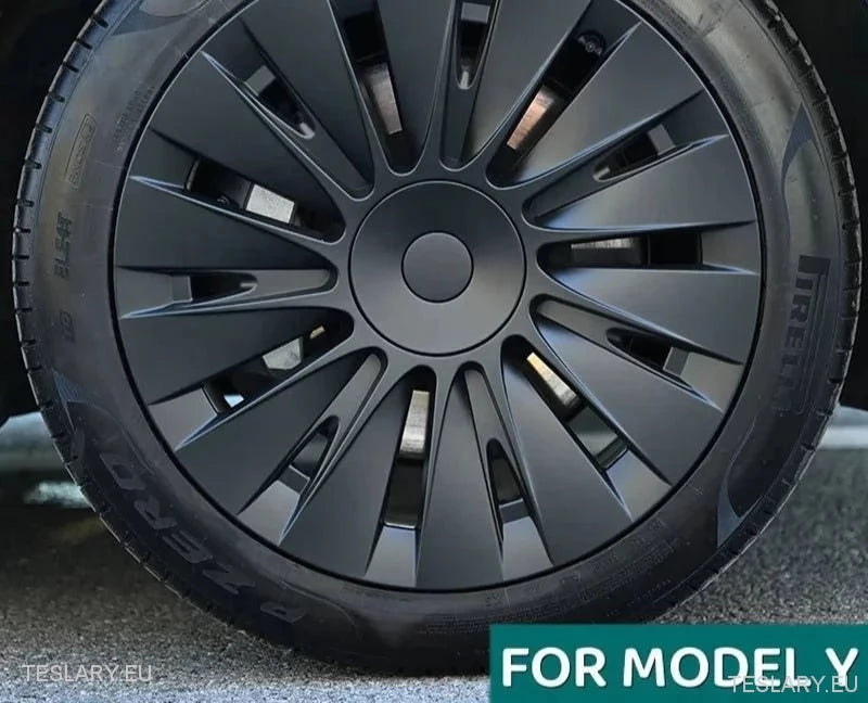 Tesla Model Y 19" Fullþekjandi hjólhlífar í íþróttastíl