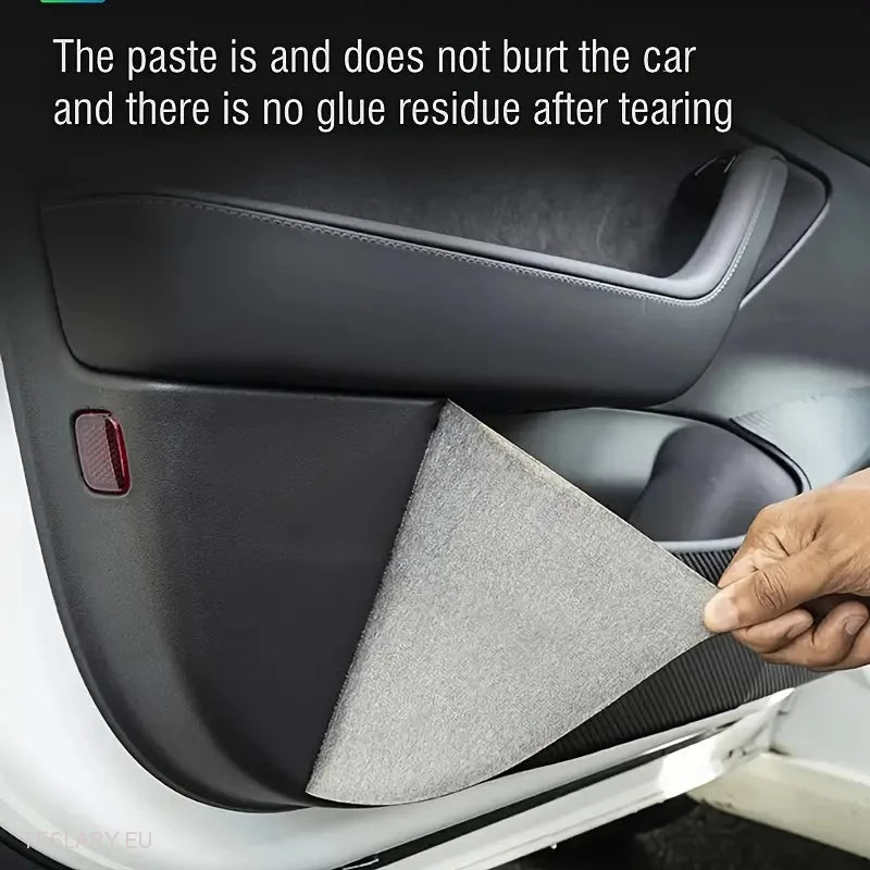 Tesla Model 3/Y Kick Védő Suede Door Panel Covers