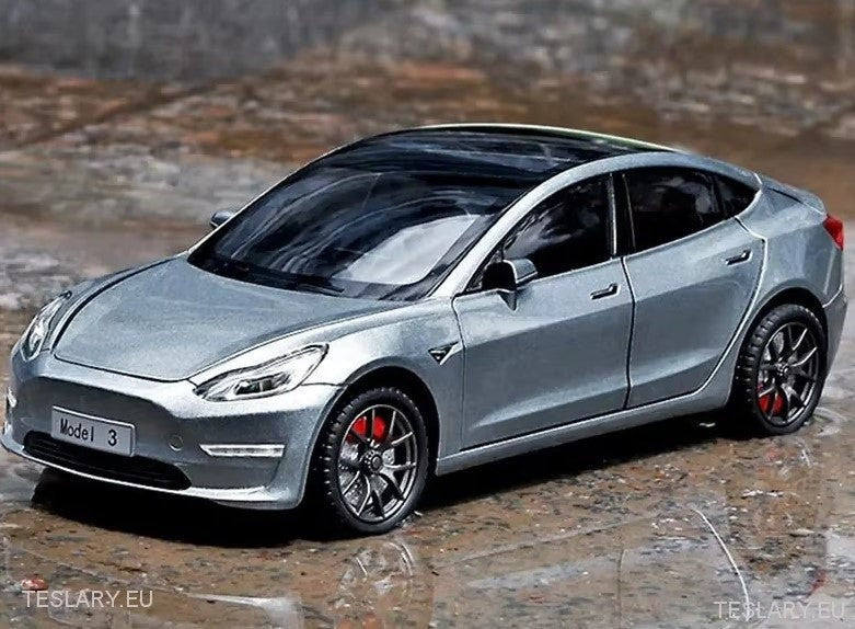 Tesla Model 3 Car 1:24 Diecast Model Car 2019 - 2023 Verze