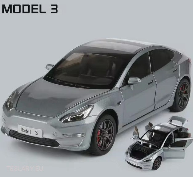 Tesla Model 3 Car 1:24 Diecast Model Car 2019 - 2023 Verze