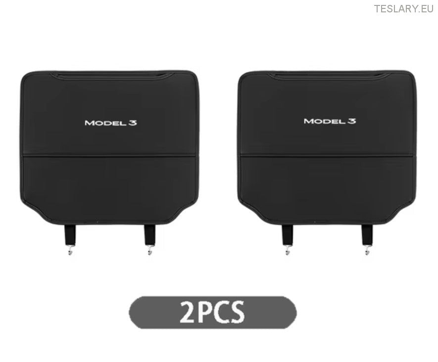 Tesla Model 3 / Y Anti Kick Zaštita PU Kožni poklopac s logotipom modela
