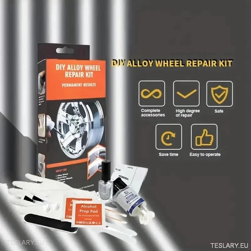 Legering wiel reparatiekit Silver - Universal