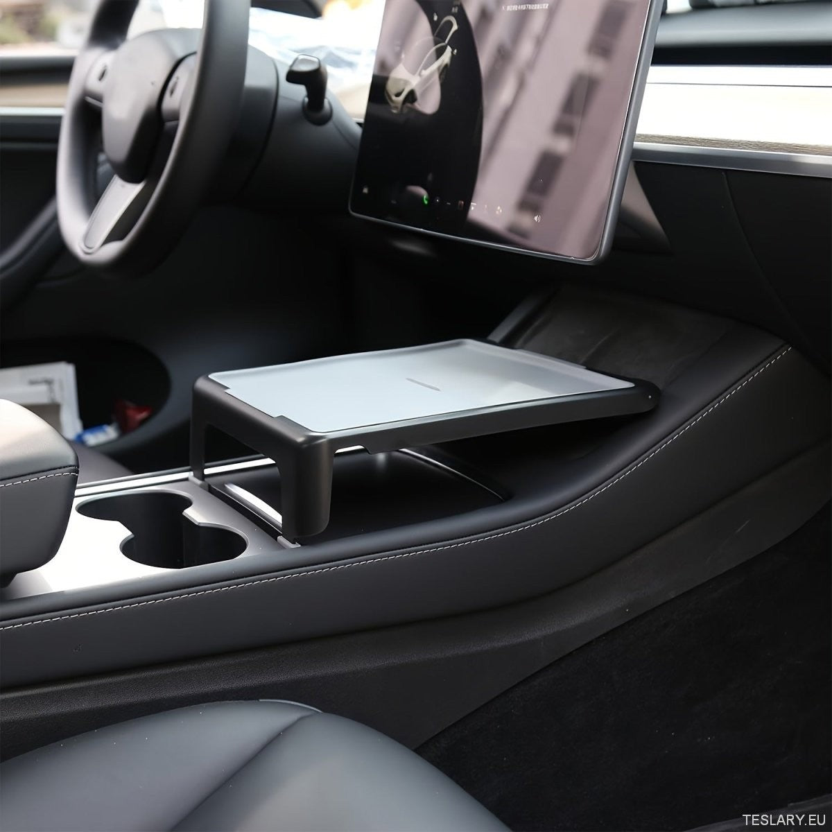 Plateau de console centrale pour Tesla Modèle 3/Y noir