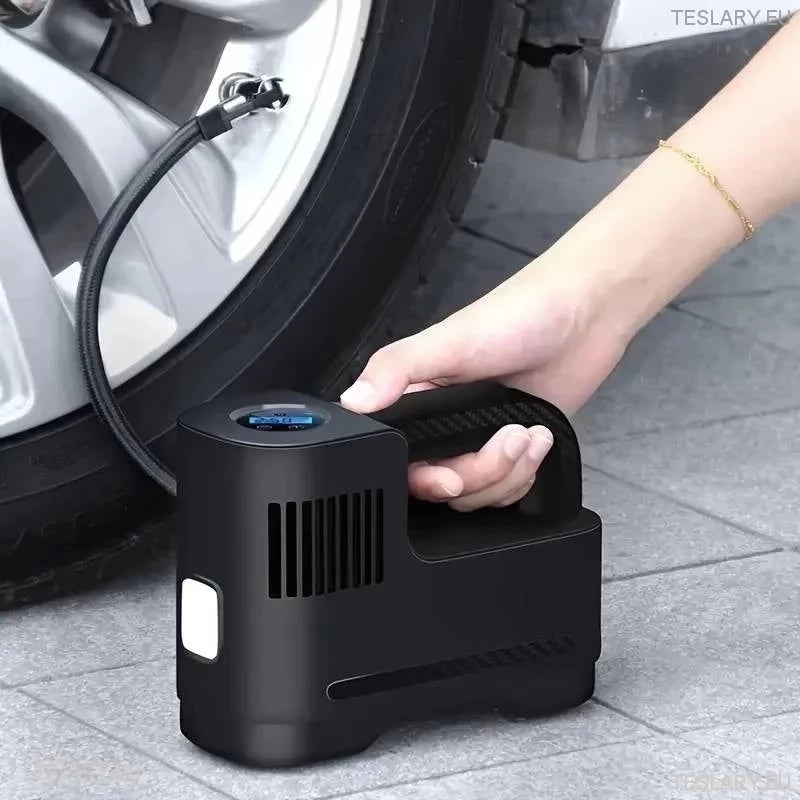 Bærbar 12 volt kompressor med digital aflæsning