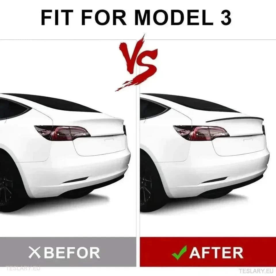 Spoiler du coffre arrière pour Tesla Model 3 2019 - 2023