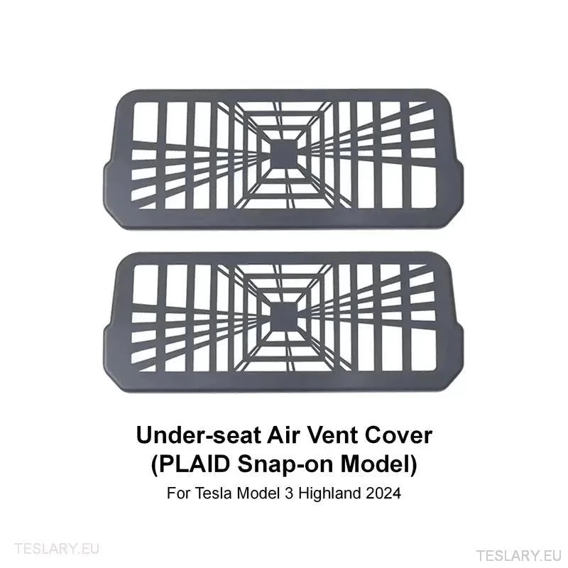 Tesla 3 Highland Seat Air -pistorasian kannen kannen tyyli (2 kappaletta)