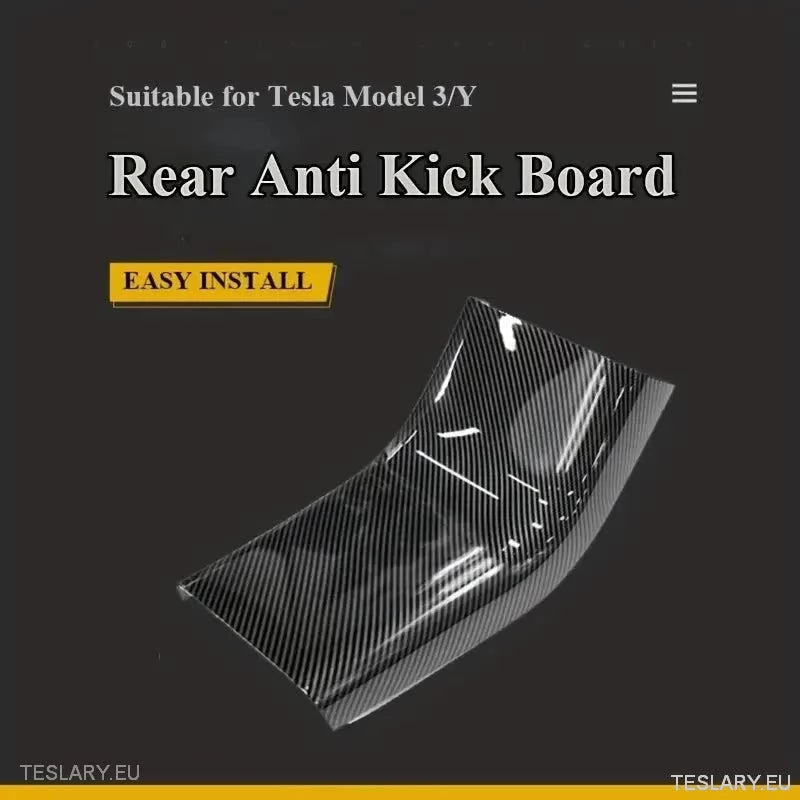 Tesla 3/Y Heck -Kick -Panel für die Mittelkonsole