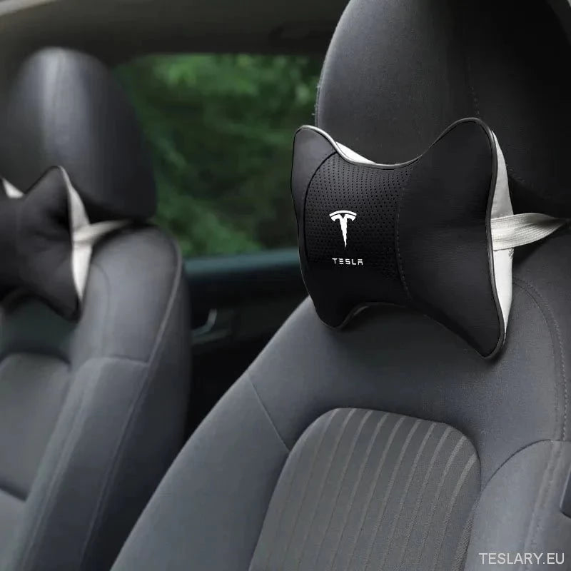 Perna de tetiere a scaunului auto Tesla - perna de susținere a gâtului premium
