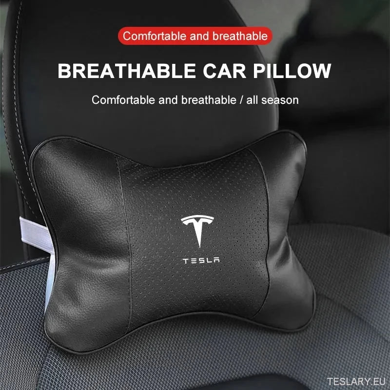 Perna de tetiere a scaunului auto Tesla - perna de susținere a gâtului premium