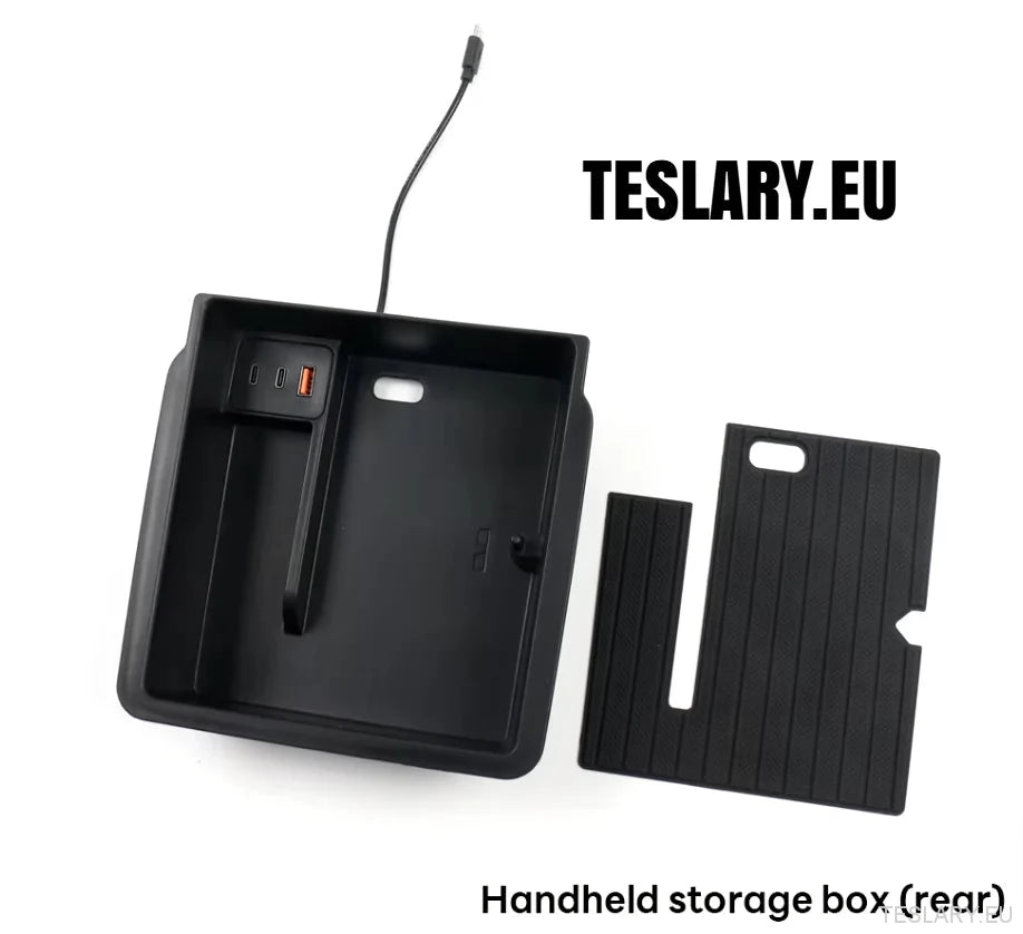 Tesla Model 3+ Highland Center tároló tálcák USB -portokkal
