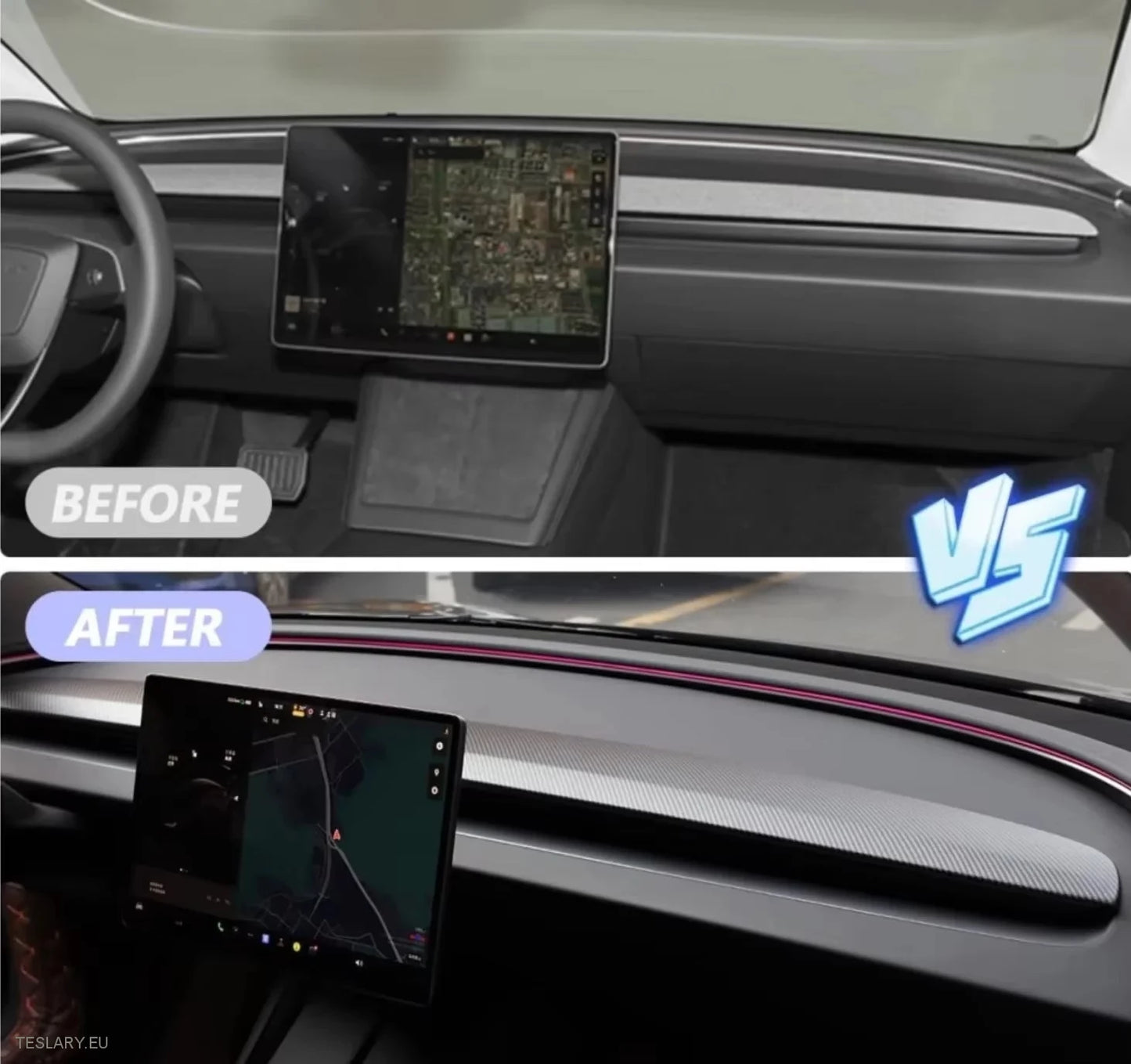 Tesla Model 3 Highland/Model Y Hwiniper табло за управление на таблото