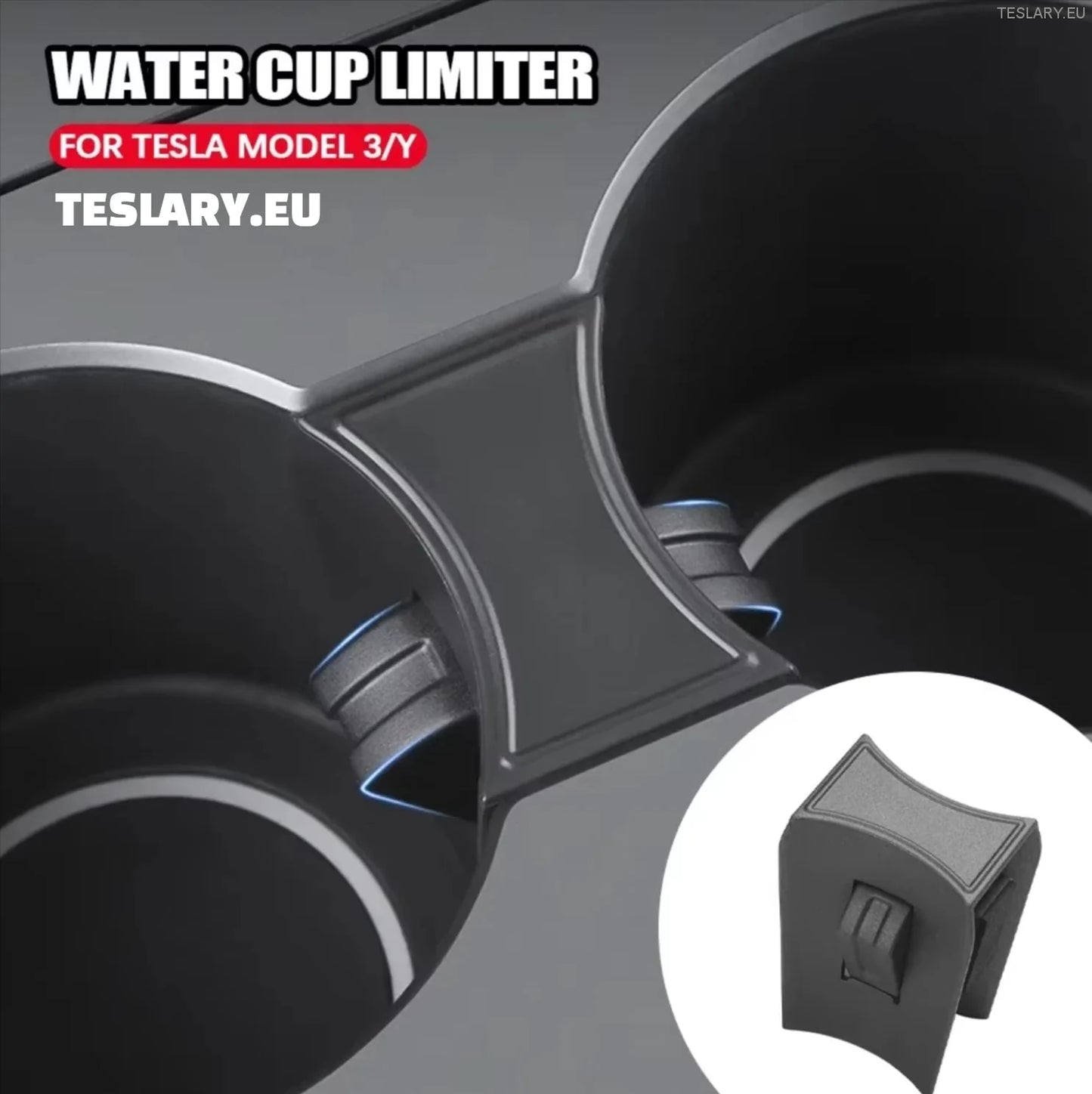 Tesla Model 3/Y Center Console Cup Holder Limiter til að stöðva leka