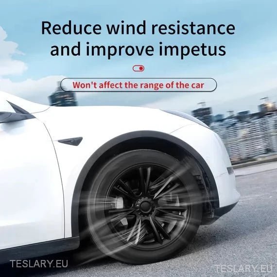Tesla Y 19" Sport Gemini Style Wheel Cover in Black - Tesla Shop Europe - TESLARY.IE Ireland - France boutique- Deutschland Geschäft- España comercio - Nederland winkel- TESLARY.IE