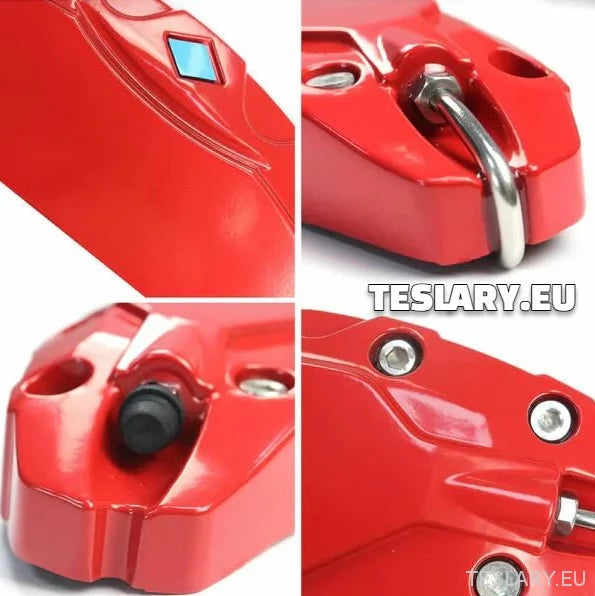 Tesla Model 3/3+/Y aluminium remklauw deksels (set van 4 stuks)