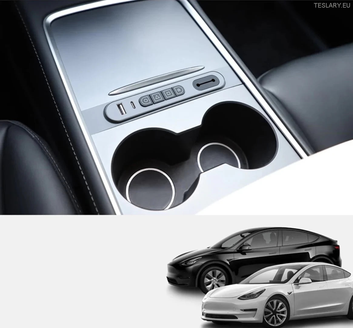 Hub d'extension USB avec commandes de bouton physiques pour le modèle Tesla 3/Y