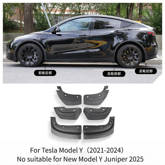 Accesorii Premium pentru Tesla: Mud Flaps pentru Protecție
