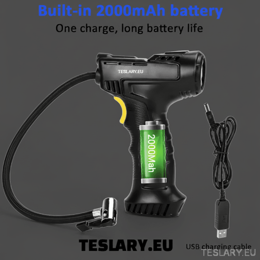 Accessoire Incontournable Tesla : Compresseur de Pneus