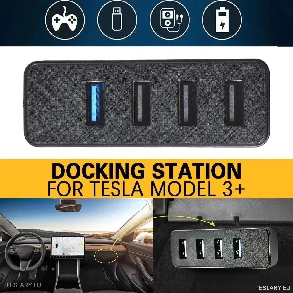 Acessórios Incríveis: Docking Station para Glove Box Tesla