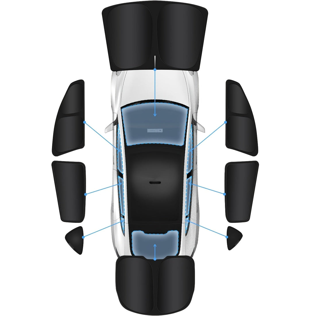 Cortinas de Sol Transformam Conforto e Privacidade Tesla Model Y
