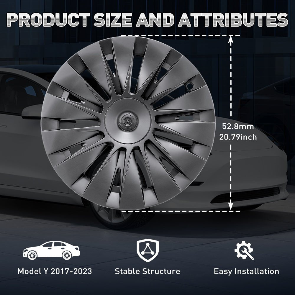 Elegante Felgenabdeckungen für Tesla Model Y 2022-2025