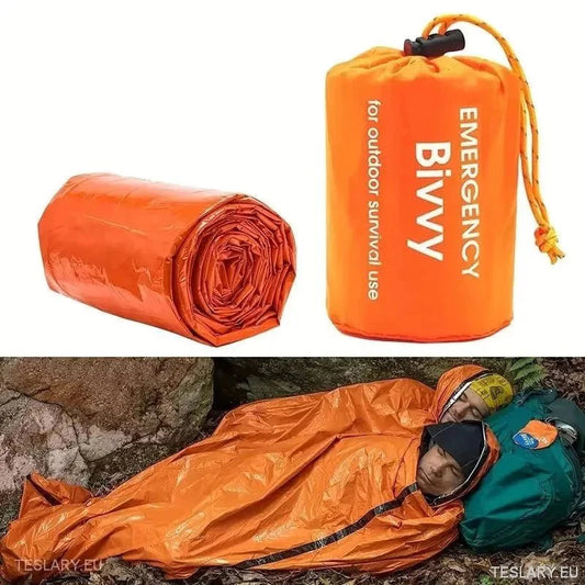 Accesorios Esenciales para Tesla: Saco de Dormir de Emergencia