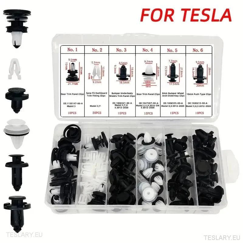 Hoogwaardige Trim Clips voor Tesla Modellen Verbeteren Afwerking