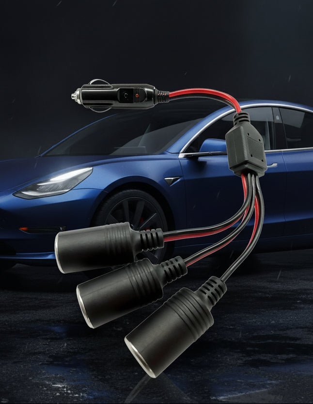 Maximize Car Connectivity with 3-Way Plug Splitter Adapter