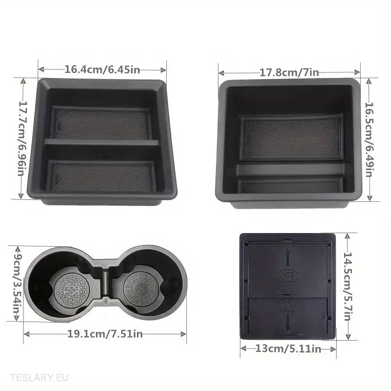 Migliora la tua Tesla con il Centro Console Tray Organiser