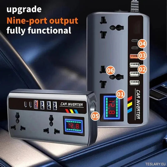 Por que Investir no Multiport Car Power Inverter para Tesla?
