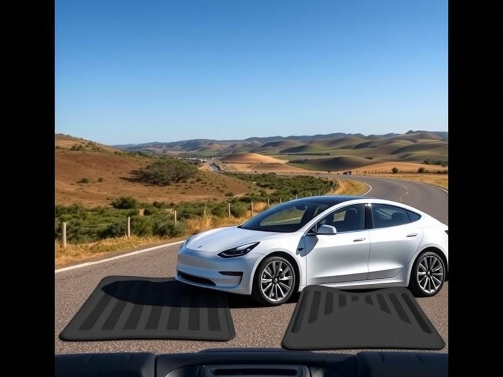 Proteja e Realce o Interior do Seu Tesla com Tapetes Exclusivos e de Alta Qualidade 🚗✨