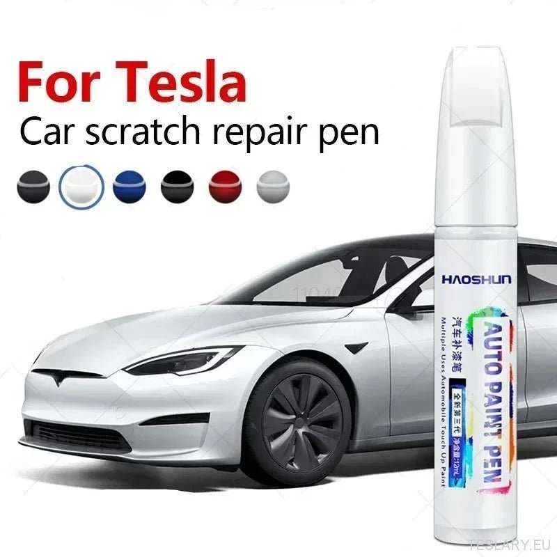 Réparez Éclaircissement Rayures Tesla avec Stylo Retouche