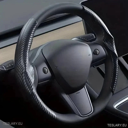 Accesorios Tesla: Volante Deportivo de Fibra de Carbono
